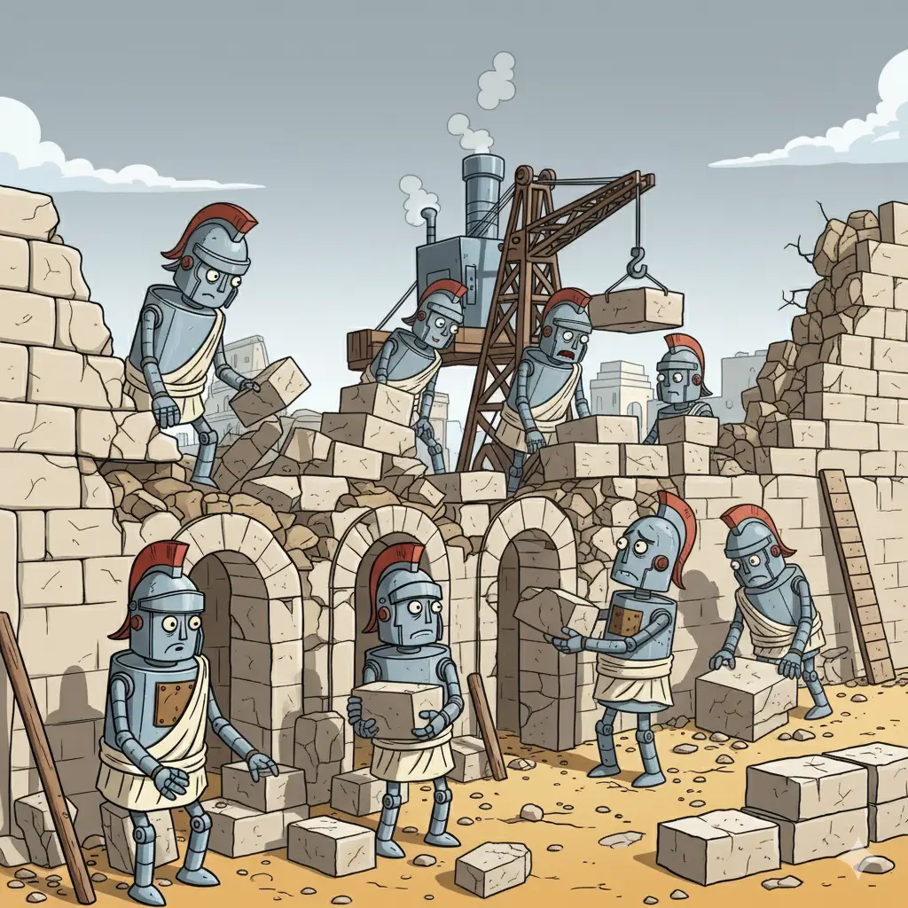 Illustration of the maintenance burden and complexity of building an ad-hoc LLM integration layer.